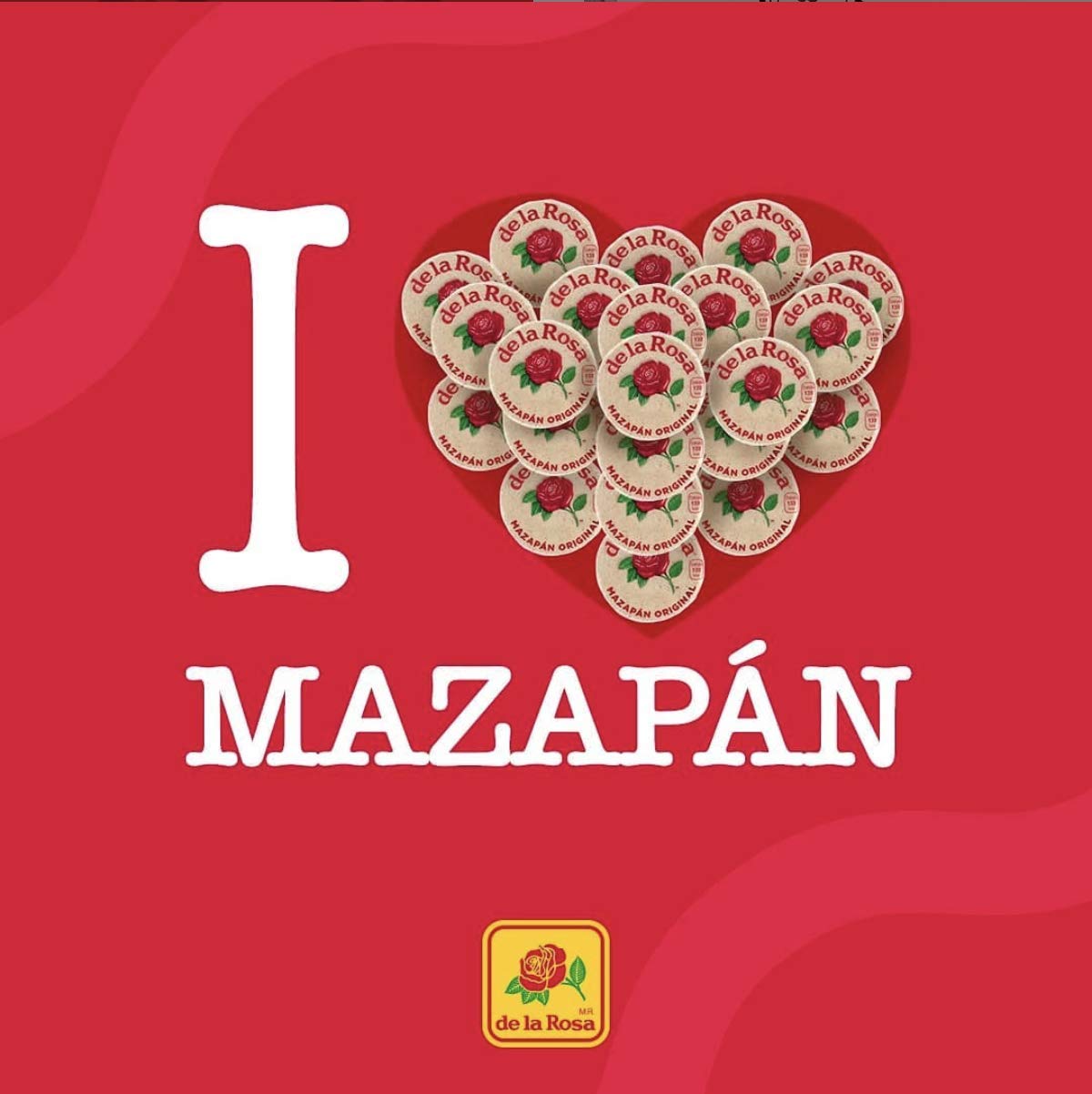 De La Rosa Marzipan Peanut Candy Extra Large (Gigante), 20 Packs