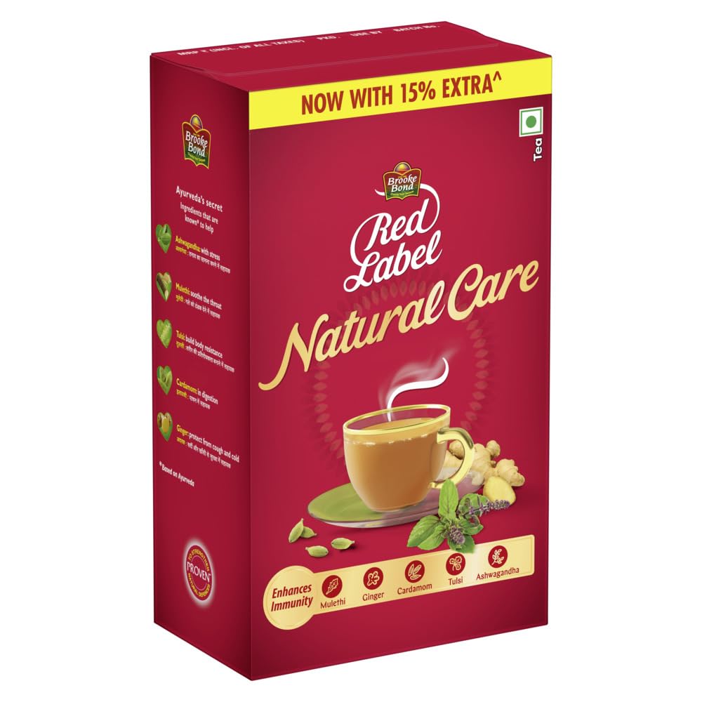 Brooke Bond Red Label -Natural Care(5 Ayurvedic Ingredients)500g