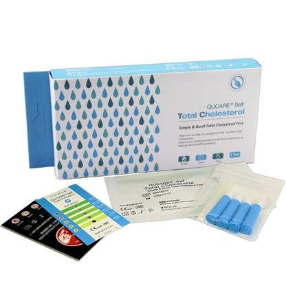 Complete Total Only Cholesterol Test, 2 Tests, Quick, Simple & Easy-to-Use, Clear Easy to Read Results, Detects Cholesterol Levels in Your Blood