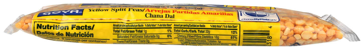 Goya Yellow Split Peas Bag 14 OZ