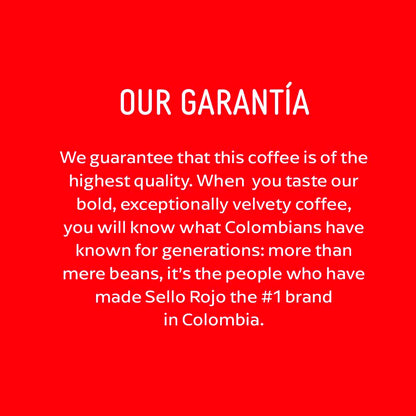 Sello Rojo Espresso Brick, 10 oz - Bold & Flavorful Colombian Ground Coffee