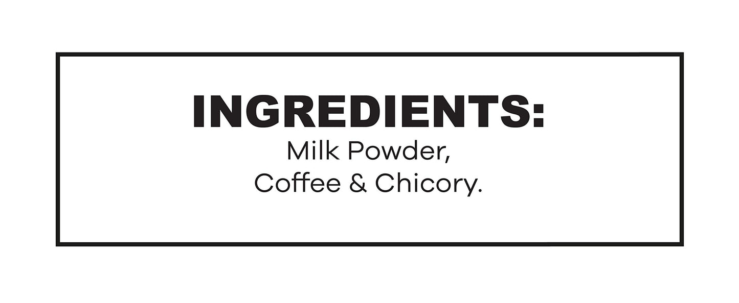 QuikCafé Madras Unsweetened Coffee – 10 Count, Instant Herbal Blend with Natural Ingredients, Caffeine-Light, Preservative-Free – Just Add Hot Water