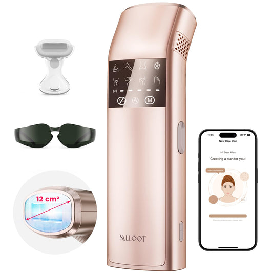 Professional IPL Laser Hair Removal for Women and Men, Super Fast TRIPLE-Pulse, 37°F Sapphire Ice-Cooling, Painless, Permanent Home Hair Removal Device for Face, Bikini, Pubic Trinity 10