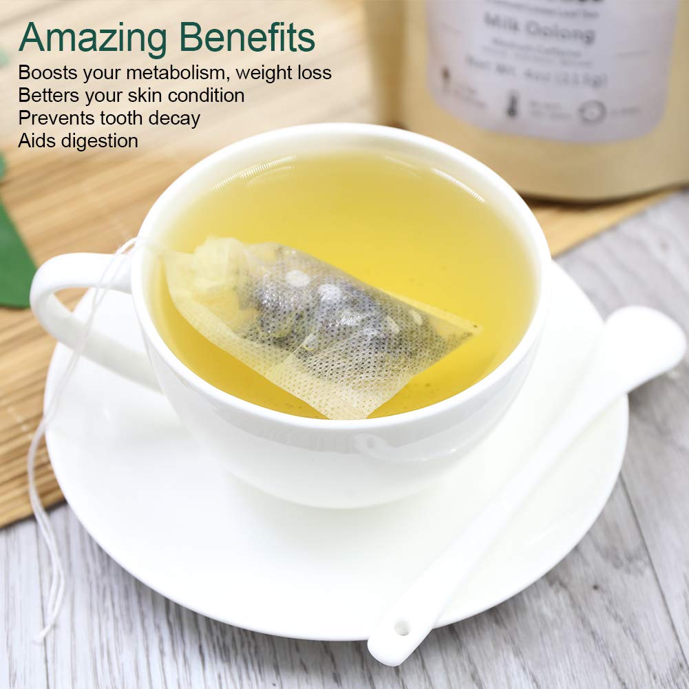 FullChea Milk Oolong Tea - Loose Leaf - Taiwan High Mountain Jin Xuan - Naturally Milky & Silky - 8oz / 226g