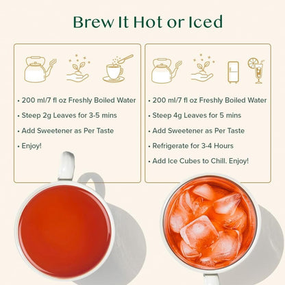 VAHDAM, Double Spice Masala Chai Tea (50+ Cups, 3.53oz) Strong, Robust & Spicy Blend - Black Tea CTC, Cardamom, Cinnamon, Cloves & Black Pepper | Pure Unblended Loose Leaf Tea | Vacuum Sealed