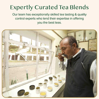 VAHDAM, Jungpana Premium Darjeeling Second Flush Black Tea 2024 | 3.53oz/100g, 100% Pure, Unblended & Freshly Hand-picked Loose-Leaf Tea | Fresh Summer Harvest | Brews 50+ cups