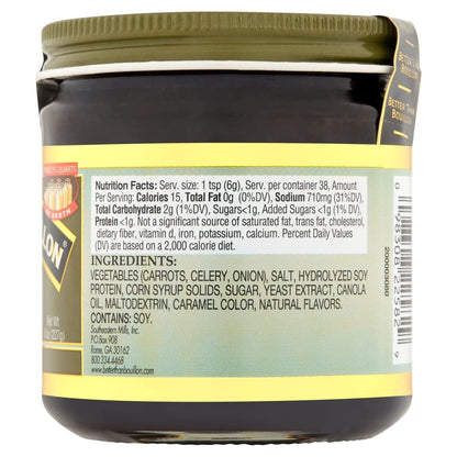 Better Than Bouillon Vegetarian No Beef Base, Made with Seasoned Vegetables, Certified Vegan, Makes 9.5 Quarts of Broth, 38 Servings 8 Ounce (Pack of 2)