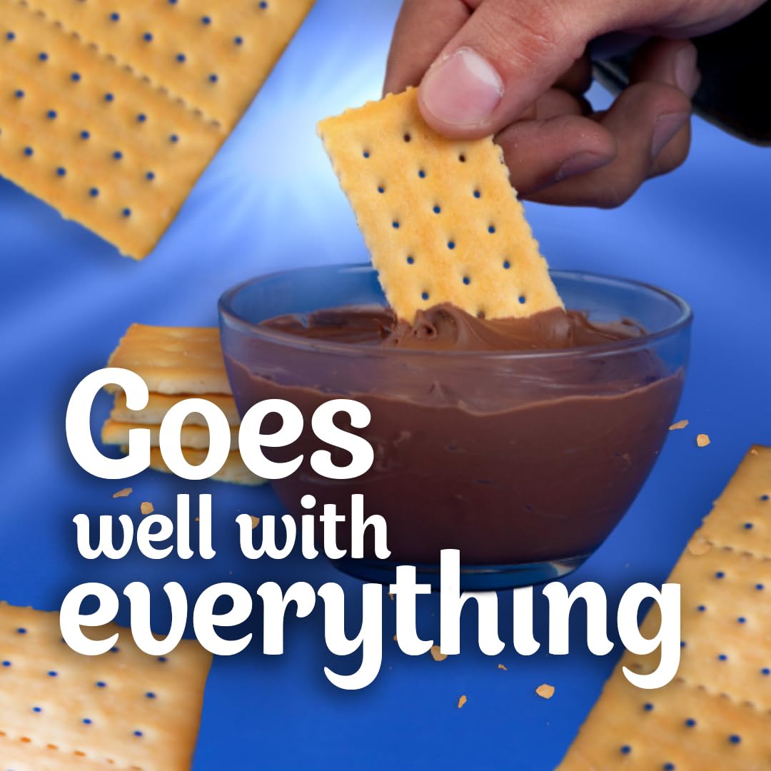 Dux, Original Crackers, Salty & Crunchy, Enjoy Anytime, 8.82 Ounce, 1 Box contains 4 Bags, each with 9 Individual Packs and every pack includes 3 Crackers, totaling 36 crackers per box.
