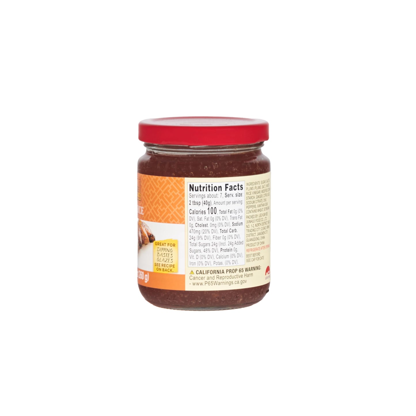 Lee Kum Kee Plum Sauce (9.2 oz - 1 Pack), Perfect for Stir-Frying, Glazes, Drizzling, and Dipping Sauce for Egg Rolls, Roasted Duck, Fried Wontons, and Calamari