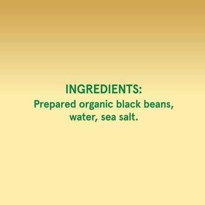 BUSH'S BEST 15 oz Canned Organic Black Beans, Source of Plant Based Protein and Fiber, Low Fat, Gluten Free, (Pack of 12)