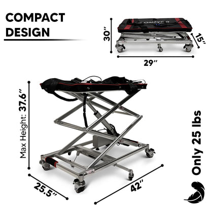 Wheelchair Lifts, Wheelchair Lift for Cars, Scooter Lifts for Trucks, Mobility Scooter Lift, Lightweight Space Saving Lift for Car, Lift Up to 110 lbs.