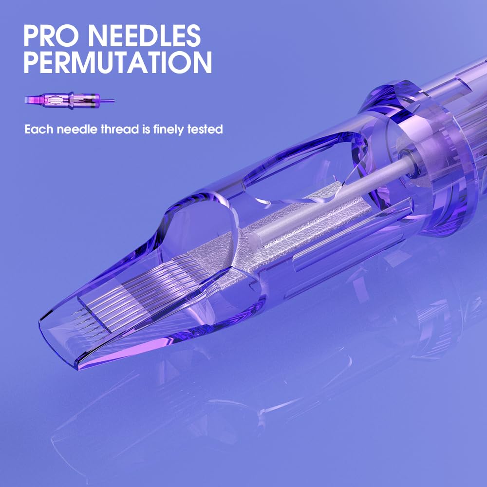 Mast Pro Tattoo Cartridges 1001RL 20Pcs Disposable Needles Bugpin 1 Round Liner
