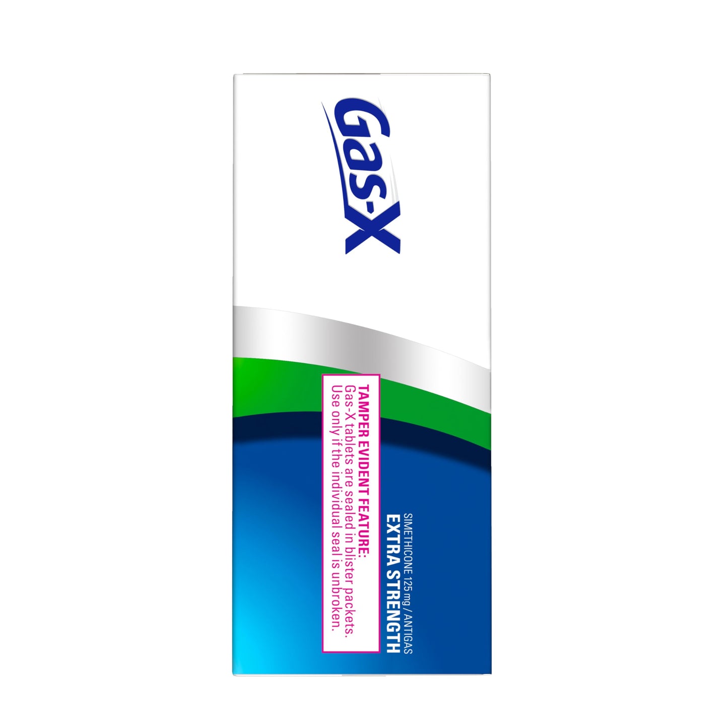 Gas-X Extra Strength Chewable Gas Relief Tablets with Simethicone 125 mg for Bloating Relief, Cherry - 72 Count