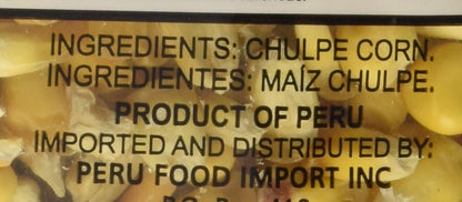 Peru Food Maiz Chulpe Chulpe Corn 15 Oz.