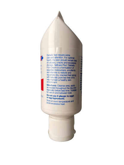 Diabetic Foot Cream For Dry Cracked Feet. Leaves Hands Legs, Feet & Body Smooth Patented Lotion, 5 oz