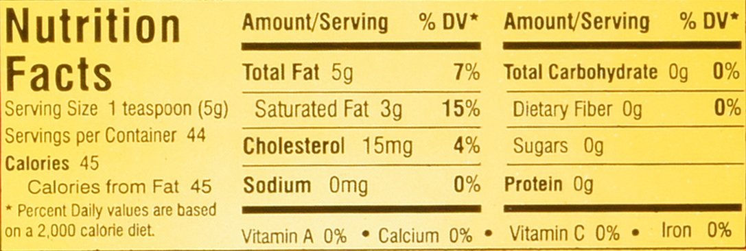 Deep Pure Cow Ghee Clarified Butter, 64 Ounce