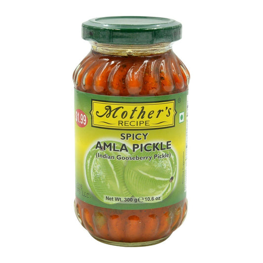 Mother's Recipe Spicy Amla Indian Gooseberry) Pickle - 300 Grams