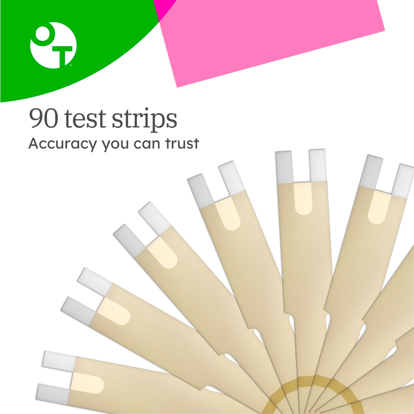 OneTouch Verio Test Strips - 90 Count - Diabetic Test Strips for Blood Glucose Meter & Daily Blood Sugar Levels - 30 Count/Pack (3 Pack)