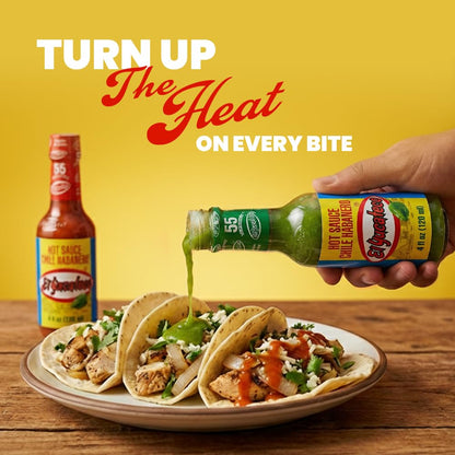 EL YUCATECO Hot Sauce, Aauthentic Mexican Hot Sauce Flavor, Bold Taste with Real Habanero Salsa, Fiery kick in every drop, Spicy gift set, Gourmet flavor, 2-pack Green and Red sauce | 4oz each