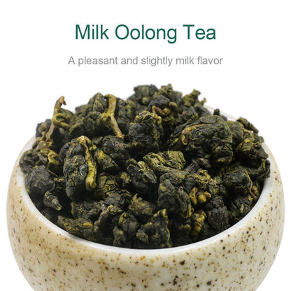 FullChea Milk Oolong Tea - Loose Leaf - Taiwan High Mountain Jin Xuan - Naturally Milky & Silky - 8oz / 226g