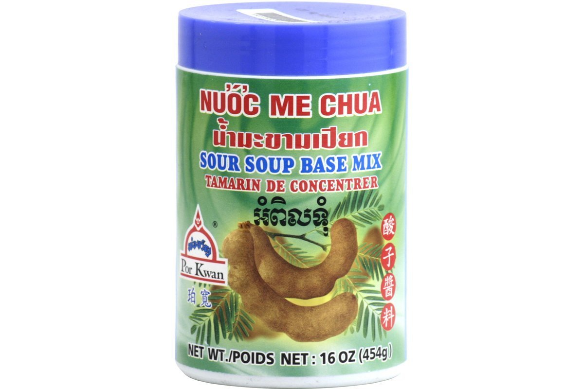 Por Kwan Sour Soup Base Mix (Tamarind Concentrate) 16z.