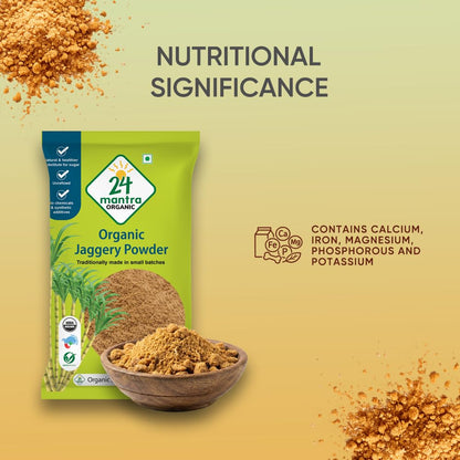 24 Mantra Organic Jaggery Powder (500g)