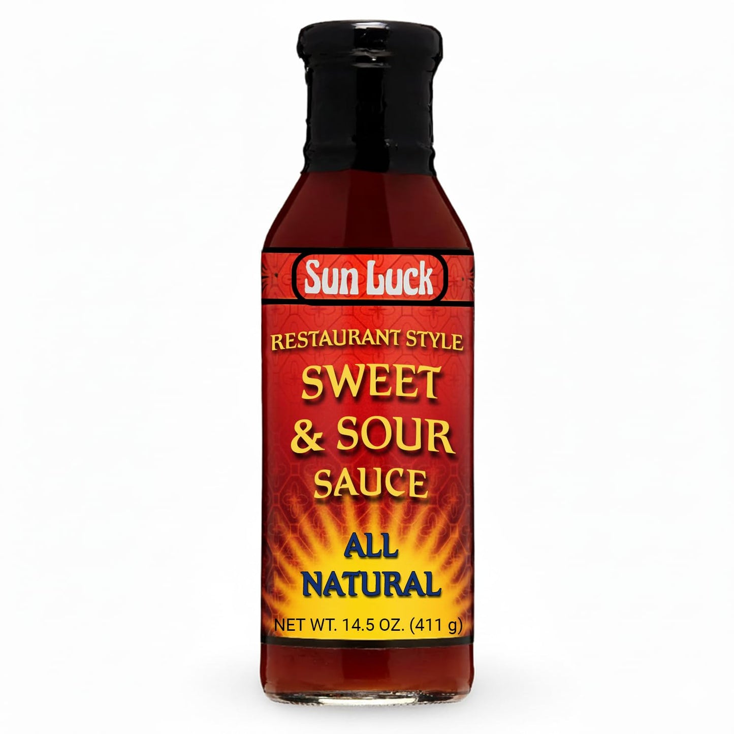 Sun Luck Restaurant Sweet & Sour Sauce 14.5 oz Bottle – Classic Sweet-Tangy Dipping Sauce for Egg Rolls & Appetizers; Great Marinade & Glaze for Chicken & Pork.