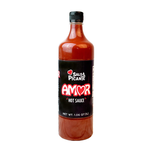 Amor Hot Sauce, Original Chilli Flavor, 33 Fl Oz