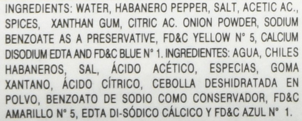 El Yucateco Green Chile Habanero Sauce, 4 oz.