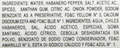 El Yucateco Green Chile Habanero Sauce, 4 oz.