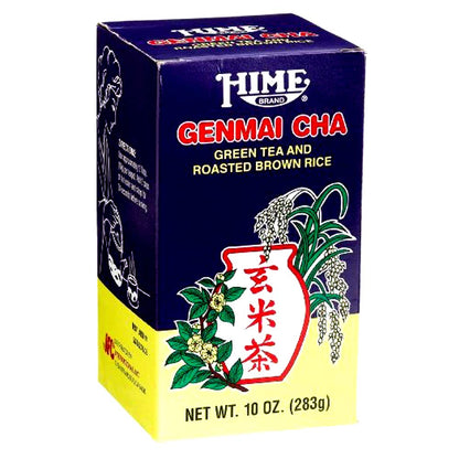 J-BASKET Genmai Cha Green Tea and Roasted Brown Rice, 10-Ounce Boxes (Pack of 4)