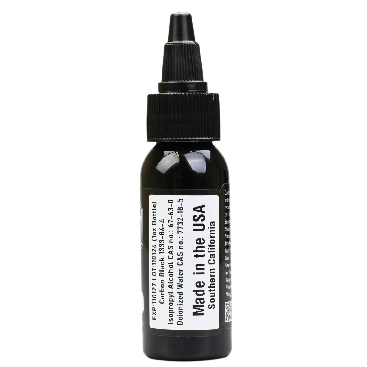 Element Tattoo Supply Nighthawk Black Tattoo Ink - Permanent Solid Black Color for Outlining, Shading & Blending, Professional Grade, Vegan, Non-Toxic & Safe for Human Skin, 1 oz Bottle