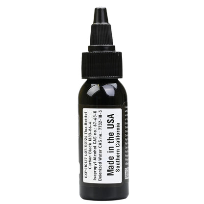 Element Tattoo Supply Nighthawk Black Tattoo Ink - Permanent Solid Black Color for Outlining, Shading & Blending, Professional Grade, Vegan, Non-Toxic & Safe for Human Skin, 1 oz Bottle