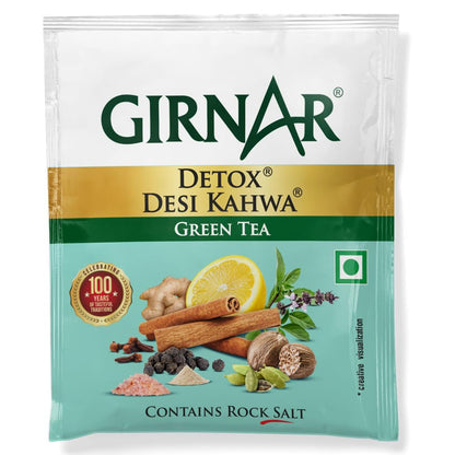 Girnar Detox Green Tea, (36 Teabags)