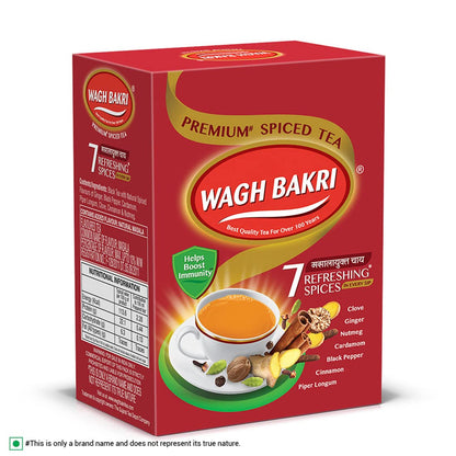 Wagh Bakri Masala Chai Spiced Tea - 250g Unique Blend of 7 Refreshing Spices