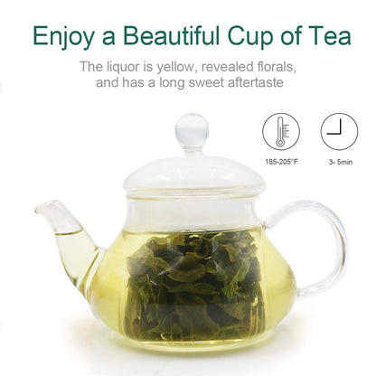 FullChea - Anxi Tieguanyin Tea - Best Oolong Tea Loose Leaf - Tie Guan Yin Tea - Iron Goddess of Mercy with Orchid Aroma - Deliciously Smooth Taste - 4oz / 113g