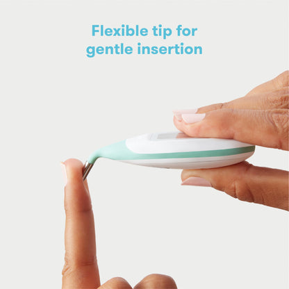 Frida Baby Rectal Thermometer for Babies, Digital Fever Thermometer for Babies, Newborns & Infants, Quick & Accurate Temperature Check, Water Resistant, Clear Case, Memory Holds Last 10 Readings