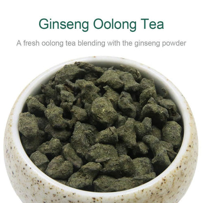 FullChea - Ginseng Oolong Tea - Oolong Tea Loose Leaf - Imperial Ginseng Tea - Natural Ren Shen with Unique Aroma and Taste 4oz / 113g