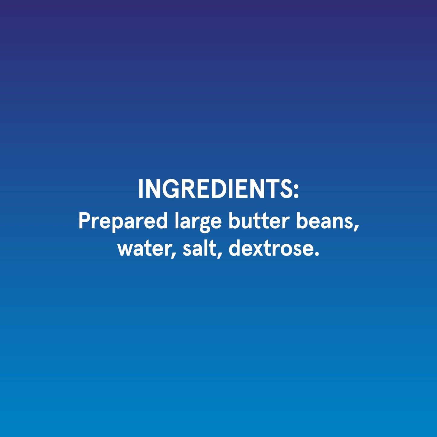 BUSH'S BEST 16 oz Canned Large Butter Beans, Source of Plant Based Protein and Fiber, Low Fat, Gluten Free, (Pack of 12)