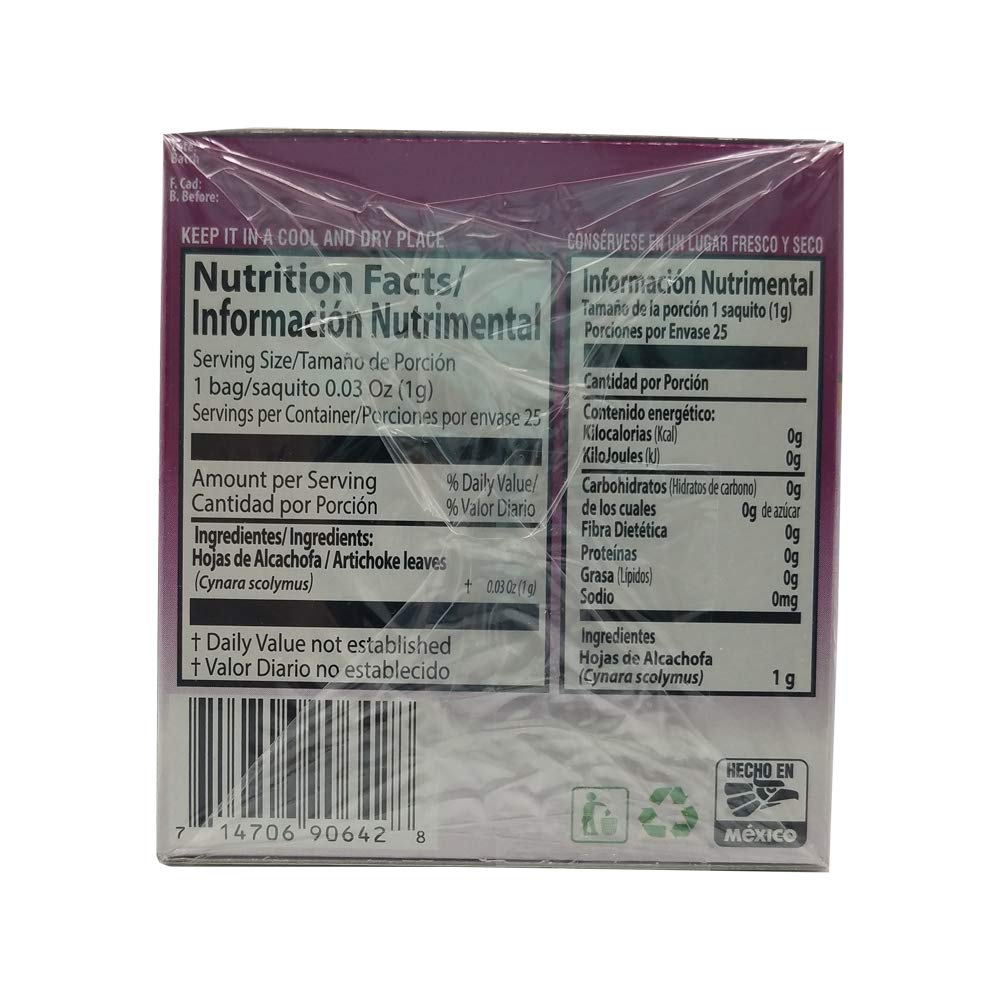 Herbacil Atichoke Tea 25 Ct