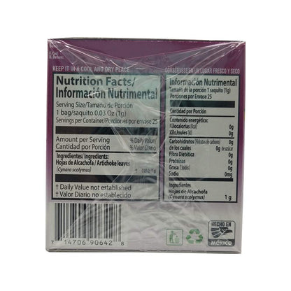 Herbacil Atichoke Tea 25 Ct