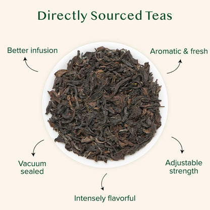 VAHDAM, High Mountain Oolong Tea Leaves From Himalayas (50+ Cups, 3.53oz) Strong & Robust Oolong Tea | High Elevation Grown | Vacuum Sealed | Brew Hot, Iced, Kombucha Tea | Loose Leaf Tea