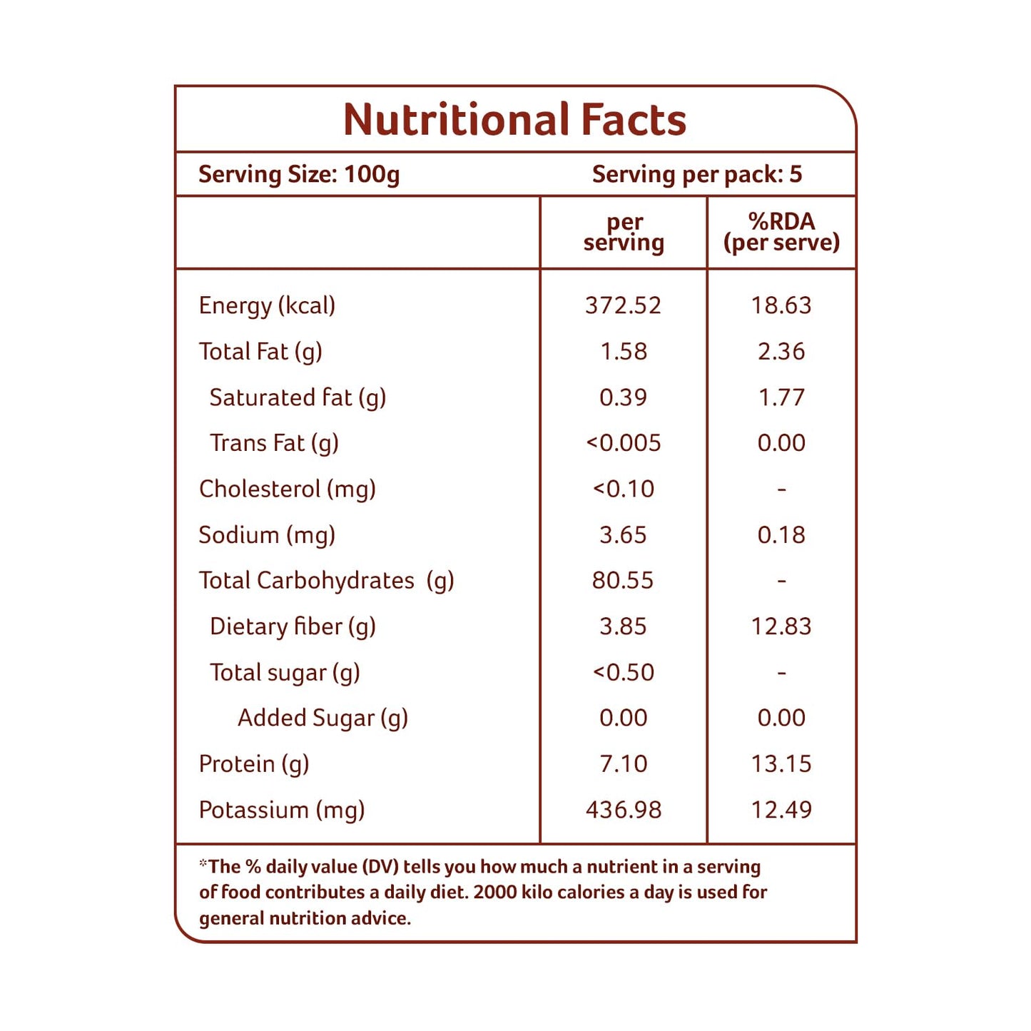 Organic Tattva Ragi Flour 1Lb