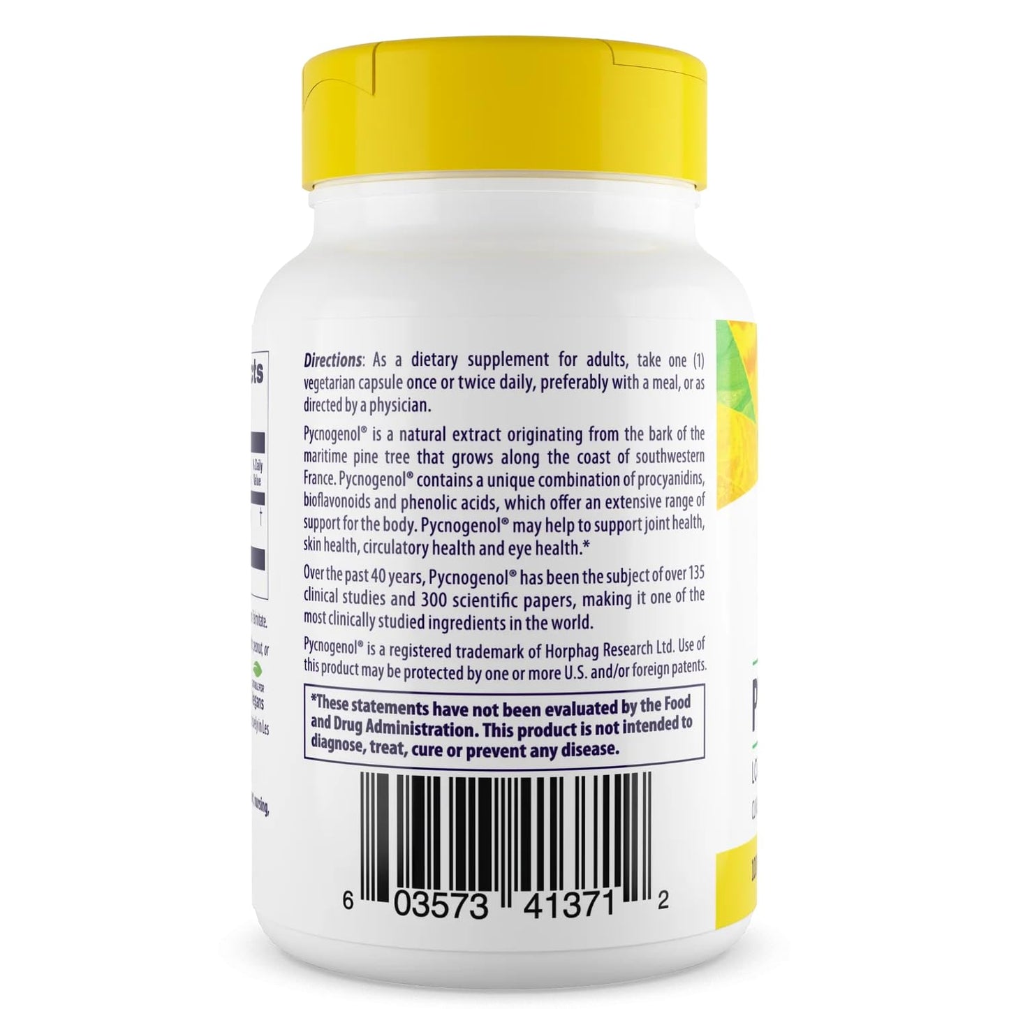 Healthy Origins Pycnogenol 100 mg (Nature's Super Antioxidant, Non-GMO, Gluten Free, Cardiovascular Support), 60 Veggie Caps