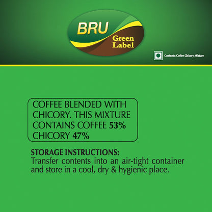 BRU Green Label Coffee 17.6oz