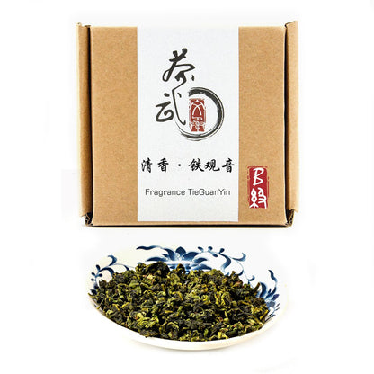 ChaWuWarmSun- Fragrant TieGuanYin Oolong Tea,3.5oz/100g,WuLong Tea Loose Leaf Wu Long,Origin of AnXi,FuJian,Chinese