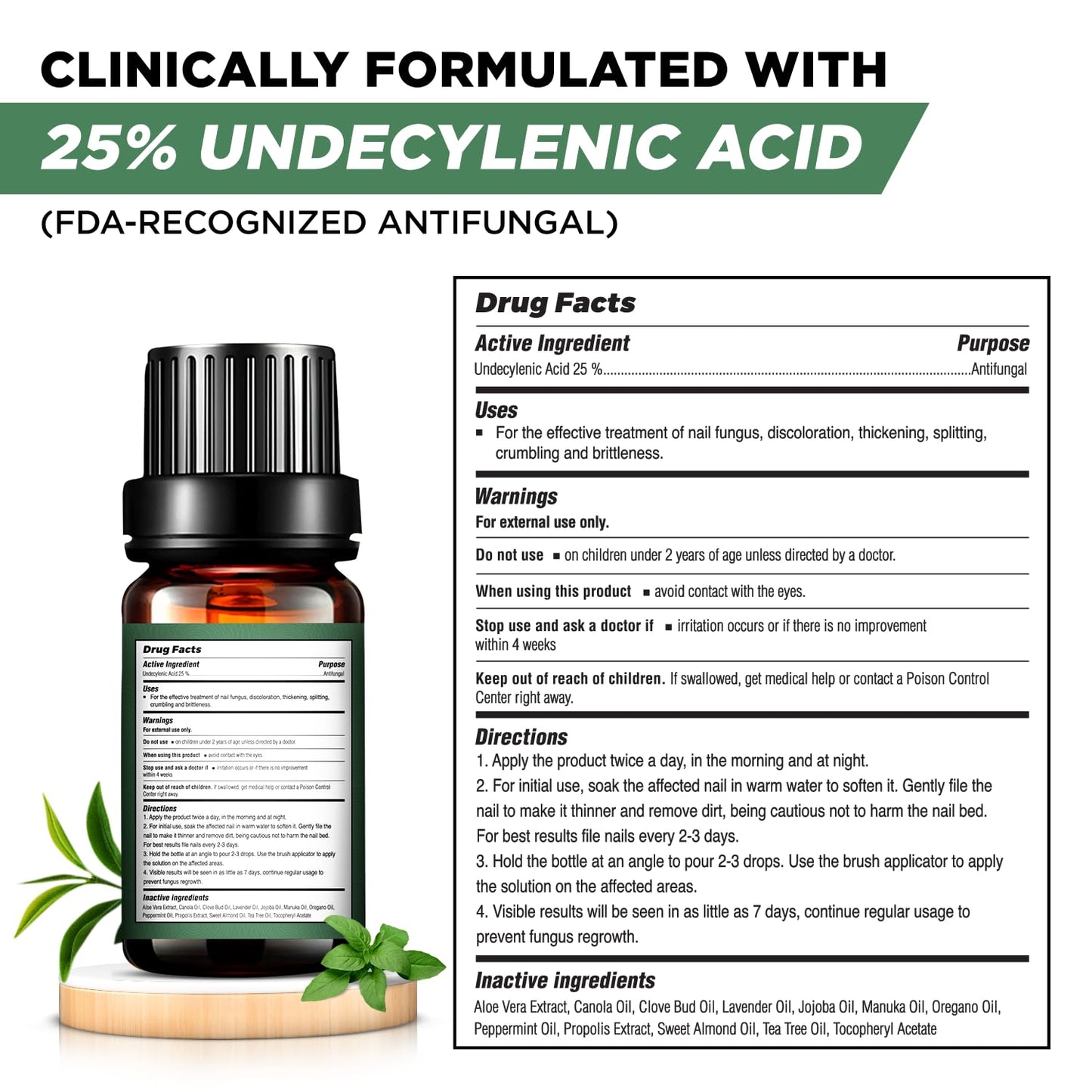 Foot Cure Toenail Fungus Treatment Extra Strength – Athletes Foot Treatment for Toenails, Restorative Nail Repair for Damaged Nails, Toenail Softener with Tea Tree Oil & Oregano Oil - Made in USA