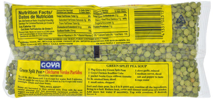 Goya Dry Green Split Peas, 14 oz