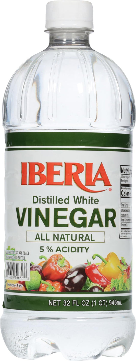 Iberia Distilled White Vinegar, 32 fl oz