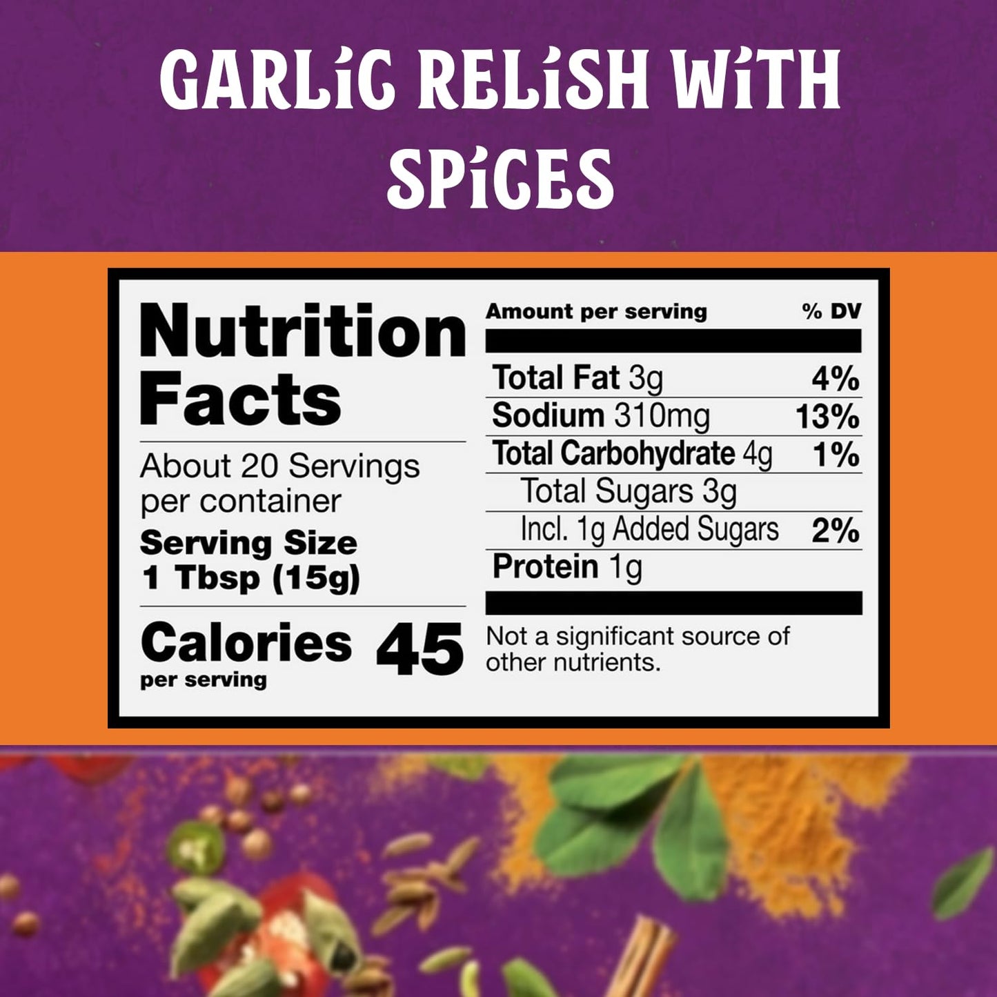 Patak’s Garlic Pickle - Authentic Indian Relish w/Garlic Cloves, Raisins & Aromatic Spices - Perfect for Sandwiches, Curries & Cold Meats - Vegan Medium Heat Spicy Pickle - 10.6oz Jar (Pack of 1)